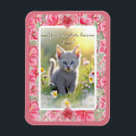 Imán Hibiscus & lace RED<br><div class="desc">Para mí, el hibisco es una de las flores más bellas. Mi inspiración aquí, con esta flor, es un romántico patrón de encaje blanco (efecto gráfico) y un patrón de arbusto de hibisco (en los mismos tonos) con un pequeño contorno dorado claro. Les propongo un estilo floral fresco, suave y...</div>