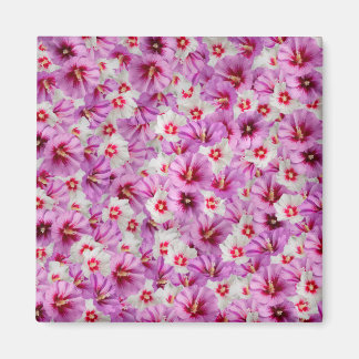 Imán Hibiscus - Patrón de flor Rosa chino