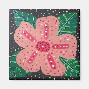 Imán Hibiscus Tropical Pink