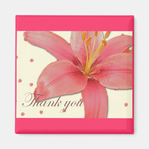 Imán Híbridos Lilies Gracias Magnet