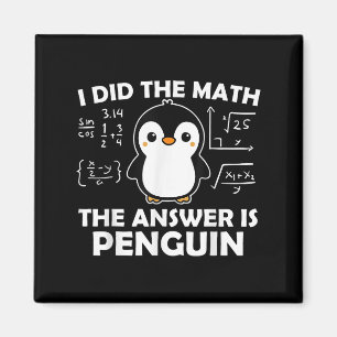 Imán Hice La Divertida Respuesta De Pingüino De Math Ne