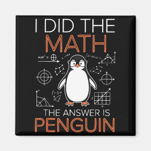 Imán Hice las cuentas, la respuesta es Pingüino Profeso