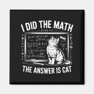 Imán Hice Matemáticas La Respuesta Es Gato Matemáticas