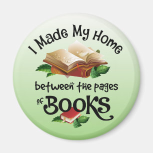 Imán Hice mi hogar entre las páginas de los libros