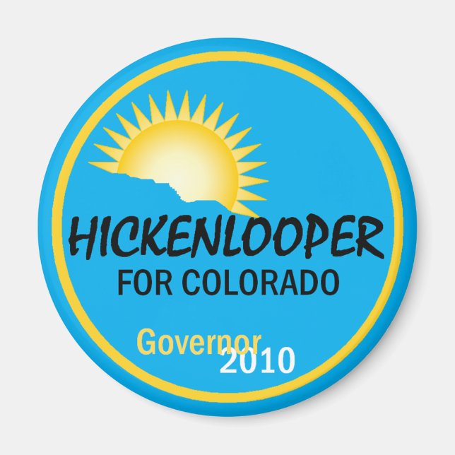 Imán Hickenlooper 2010 Magnet (Frente)