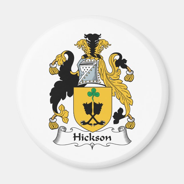Imán Hickson Family Crest (Frente)