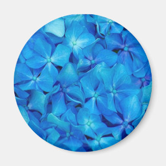 Imán Hidrangea Azul