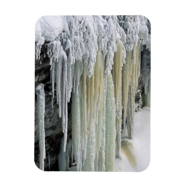 Imán Hielo azul y agua subterránea cortada; taquamenón (Vertical)