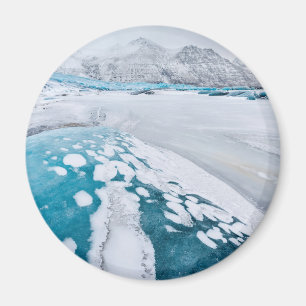 Imán Hielo glaciar congelado, Islandia