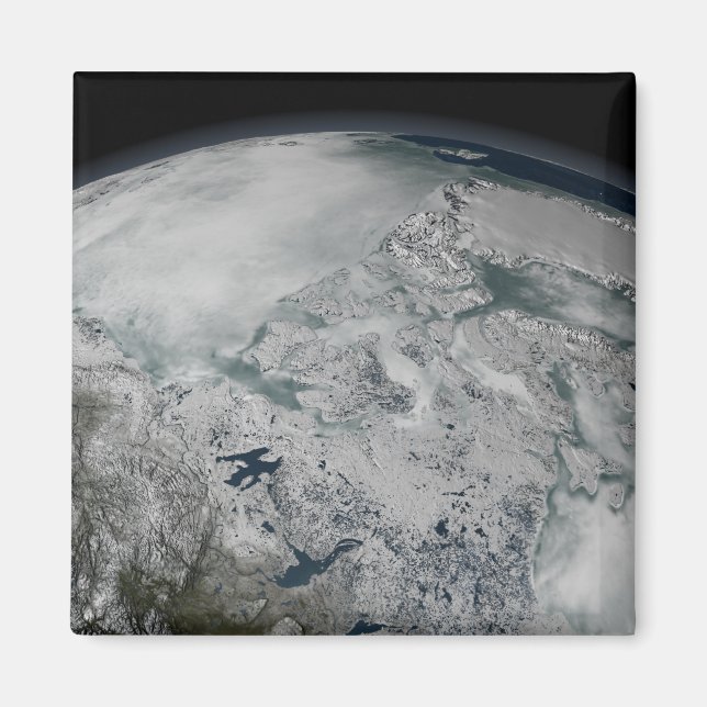 Imán Hielo marino por encima de Norteamérica (Frente)