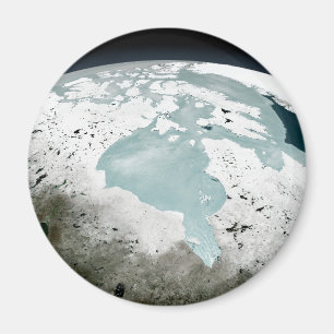 Imán Hielo Marítimo De La Bahía De Hudson El 29 De Abri