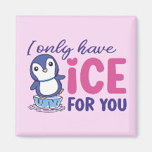 Hielo Para Usted Divertido Pingüino Cute Día de Sa