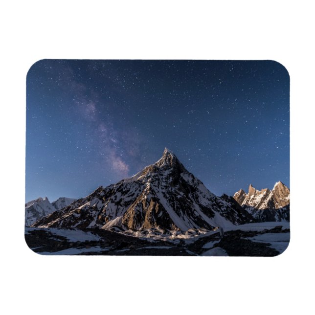 Imán Hielo y nieve | Glaciar Baltoro Vía Láctea, Pakist (Horizontal)
