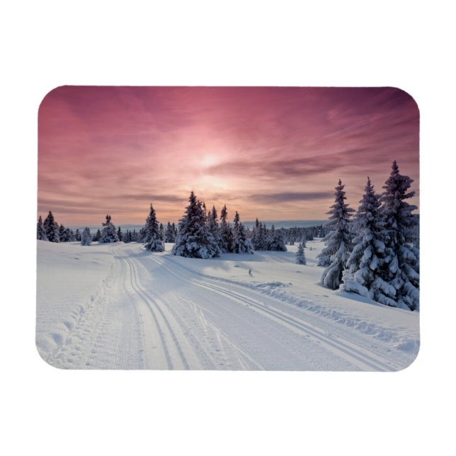 Imán Hielo y nieve | Lillehammer, Noruega (Horizontal)