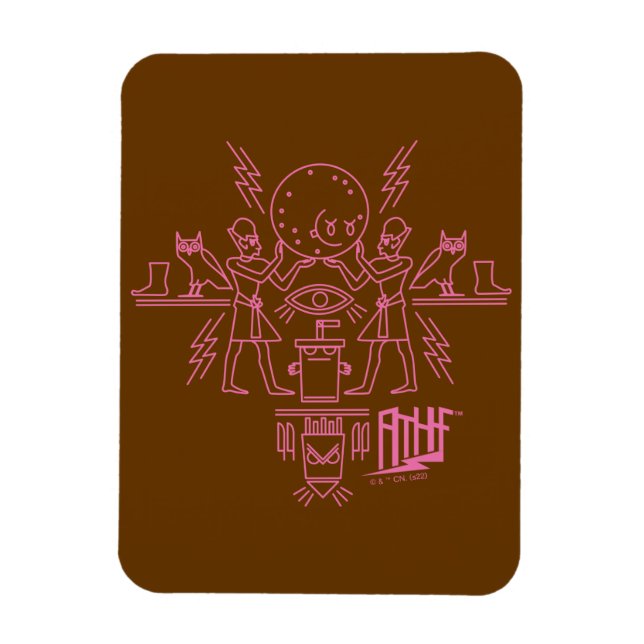 Imán Hieroglíficos de la Fuerza del Hambre de los Adole (Vertical)