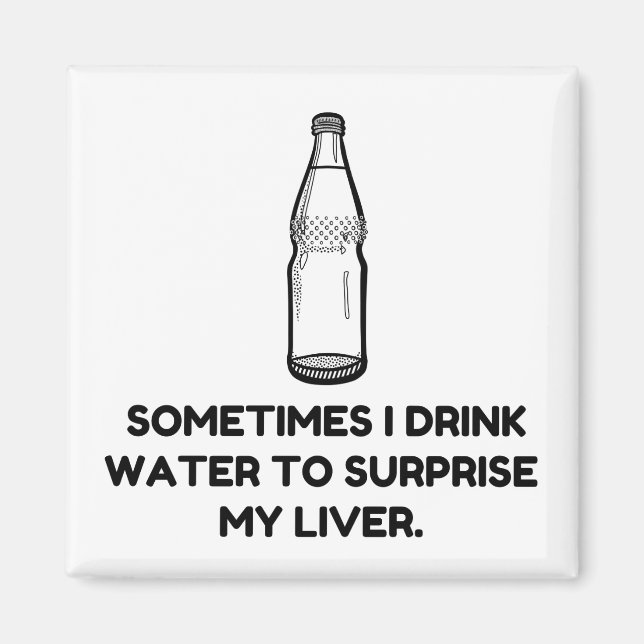 Imán Hígado de sorpresa de agua (Frente)