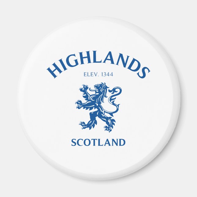 Imán HIGHLANDS Escocia (Frente)