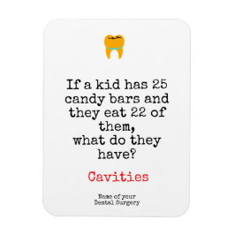Imán Higiene oral dental caries personalizado