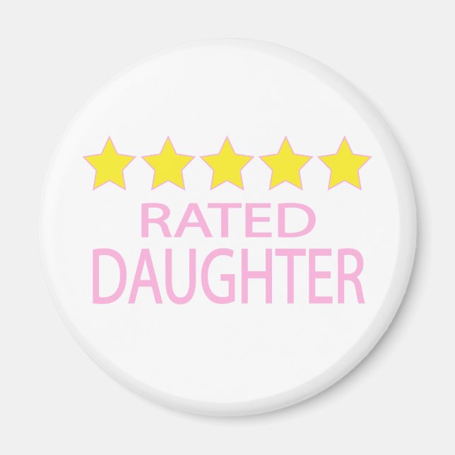 Imán Hija de cinco estrellas (Frente)