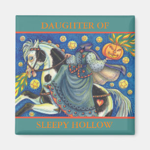Imán HIJA DEL HOLLOW SLEEPY HALLOWEEN MAGNET Square