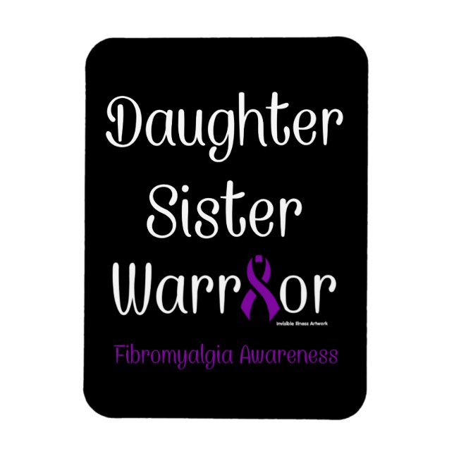 Imán Hija hermana guerrera... Fibro (Vertical)