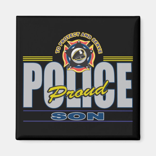 Imán Hijo de policía orgulloso (Frente)