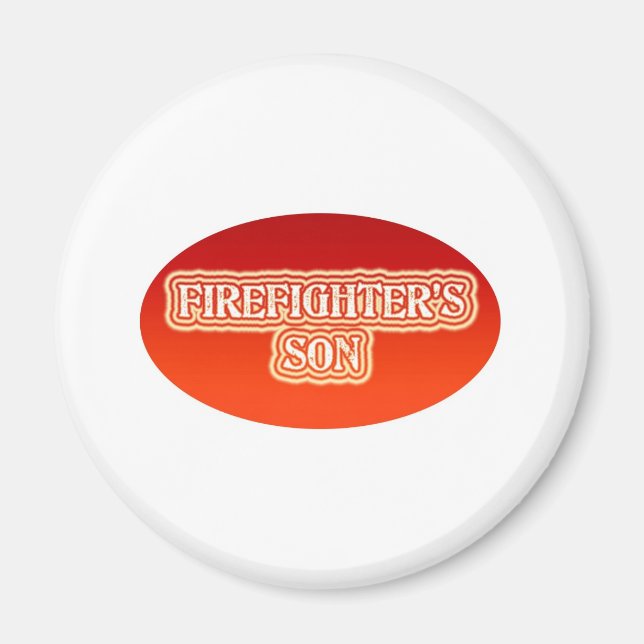 Imán Hijo del bombero (Frente)