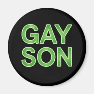 Imán Hijo gay divertido Orgullo LGBTQ
