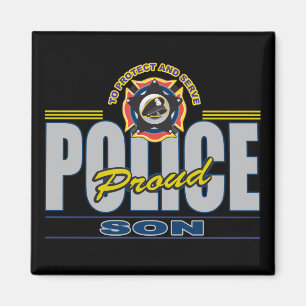 Imán Hijo orgulloso de la policía