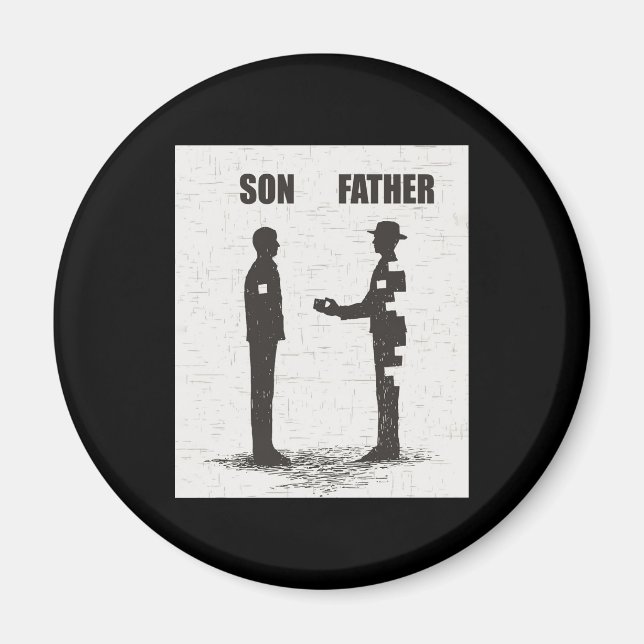 Imán Hijo y padre (Frente)