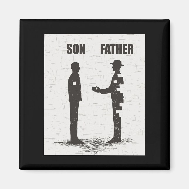 Imán Hijo y padre (Frente)