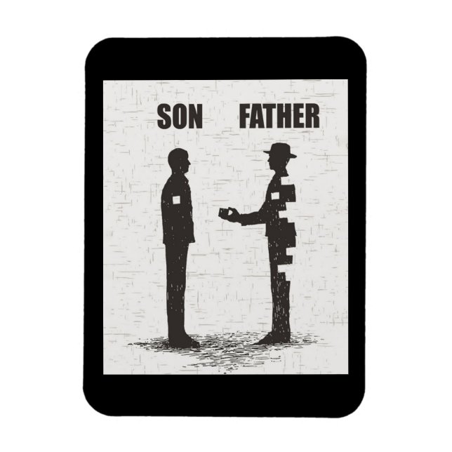 Imán Hijo y padre (Vertical)