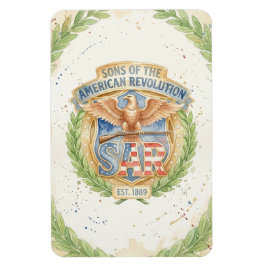 Imán Hijos de la Revolución Americana SAR Est 1889 Orgu