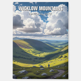 Imán Hiker en el Parque Nacional de las Montañas Wicklo