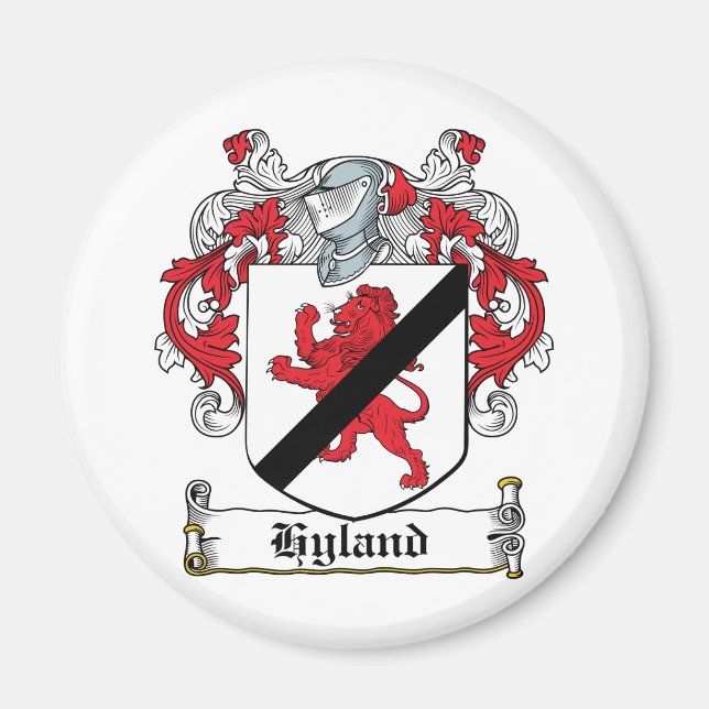 Imán Hiland Family Crest (Frente)