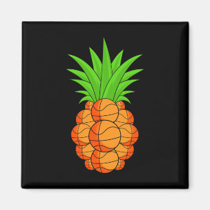 Imán hilarante piña única de baloncesto - g original