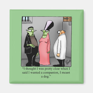 Imán Hilarico Frankenstein Square Magnet