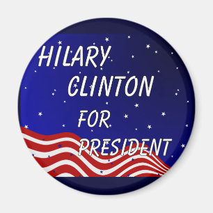 Imán Hilary Clinton para el presidente cielo nocturno