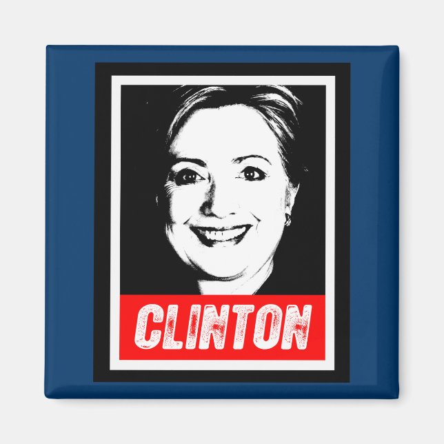IMÁN HILARY CLINTON STAMP 2016 (Frente)