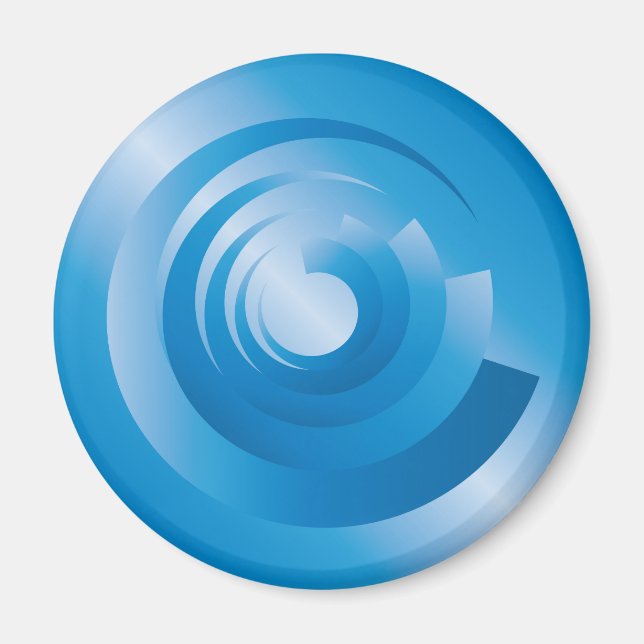 Imán hilatura de colores de cielo (Frente)