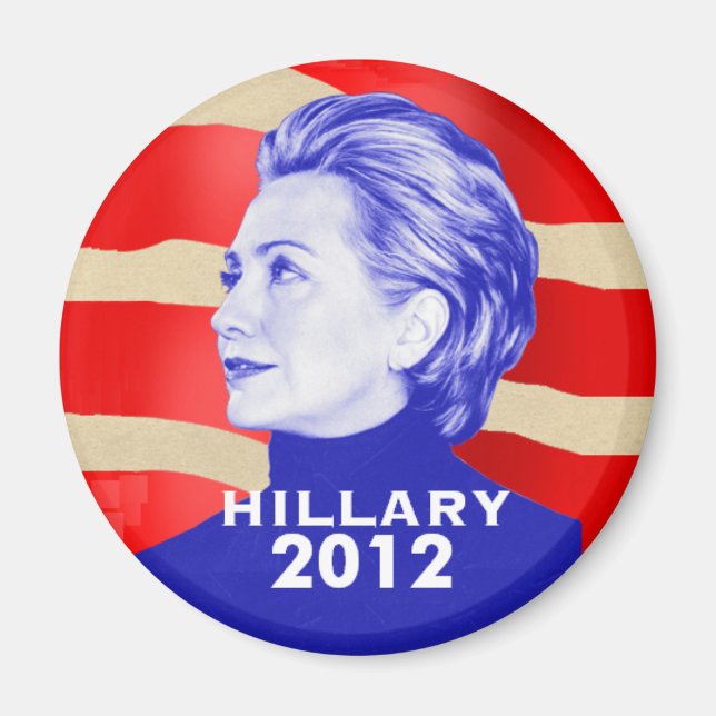 Imán Hillary Clinton 2012 Magnet (Frente)
