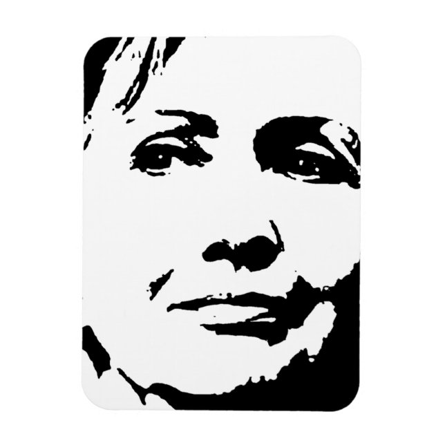 IMÁN HILLARY CLINTON INK ART (Vertical)
