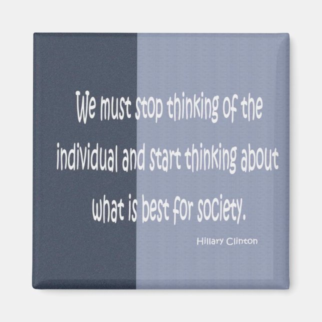 Imán Hillary Clinton Magnet (Frente)