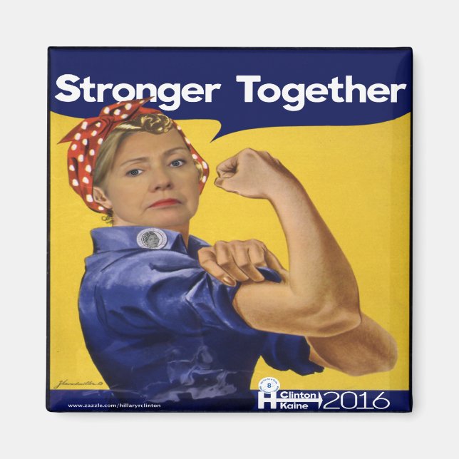 Imán Hillary Clinton se fortaleció juntos (Frente)
