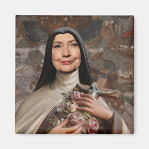 Imán Hillary santa para el presidente