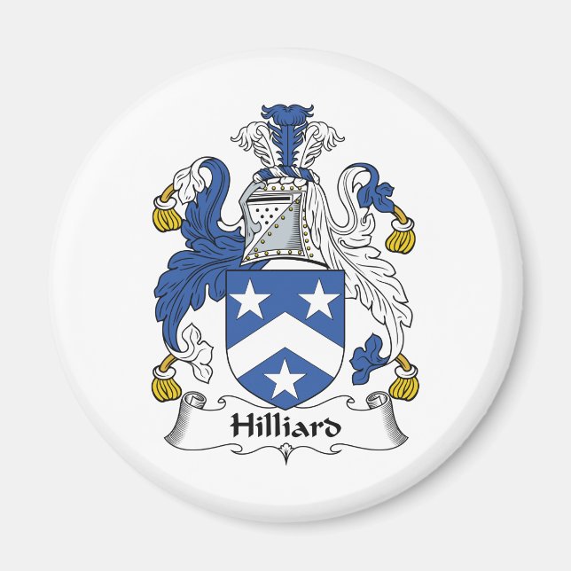 Imán Hilliard Family Crest (Frente)