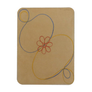 Imán Hilma Af Klint, Estrella De Siete Puntos No5, Resu