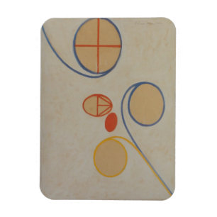 Imán Hilma Af Klint, Estrella No2 De Siete Puntos, Resu