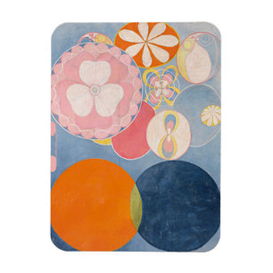 Imán Hilma Af Klint, La Diez Mayor No2, Arte Resumen