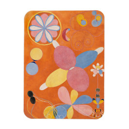 Imán Hilma Af Klint, La Diez Mayor No4, Arte Resumen